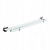 NIMCO MONOLIT polička 58cm s ohrádkou chróm/matné sklo MO4091X26