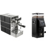 Stone Espresso Mine Black + Rancilio STILE, black