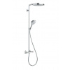 Hansgrohe Raindance Select S Sprchový set s termostatom, 24 cm, 2 prúdy, biela/chróm 27129400-HG