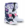 ALPINESTARS boty TECH 10, ALPINESTARS (bílá/fialová/modrá/růžová fluo, vel. 42)