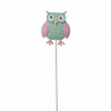 Kinekus Ozdoba zapichovacia sova, 33cm, kovová, zelenoružová