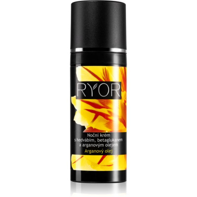 RYOR Argan Oil nočný krém s hodvábom a beta-glukánom 50 ml