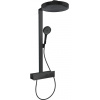 Hansgrohe Rainfinity - Sprchový set s termostatom, priemer 36 cm, 3 prúdy, matná čierna 26853670