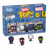 Funko Bitty Pop! Spider-Man Miles Morales, GhostSpider, SpiderMan 2099