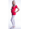 Be MaaMaa Tehotenské legíny - biele, K19 - XL (42)