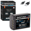 PATONA baterie pro foto Olympus BLX-1 2400mAh Li-Ion Platinum USB-C nabíjení PT1372