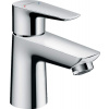 HansGrohe Talis E - Páková umývadlová batéria 80, s výpusťou Push-Open, chróm 71701000
