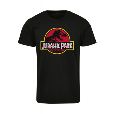 Mr. Tee Detské tričko Mr. Tee Jurassic Park Logo Tee Čierna - S
