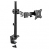 Polohovatelný držiak ULTRADESK SKELETON Single pre monitor, 2-9KG, svorka a priechodka stola, 17