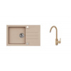Alveus Set dřezu a baterie Rock 130 + Tonia / 55 beige SETA066