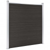 zahrada-XL Plotový panel WPC 180x186 cm čierny 148972