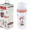 NUK Perfect Match fľaša MICKEY s kontrolou teploty 260 ml sivá