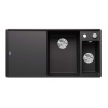 Blanco Axia III 6 Silgranitový drez, 99x50 cm, s ovládaním odtoku a príslušenstvom, InFino, antracit 523483