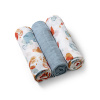 Baby Ono BABYONO Mušelínové plienky super soft, 3ks blue
