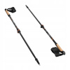 Palice na nordic walking NILS NW8613 (93 - 125 cm) čierno-zlaté