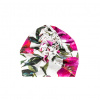 ENIE BABY Čiapka detská turban Flowers dievča 3-6m