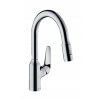 Hansgrohe Focus M42 Drezová batéria M429-H180 ECO, s výsuvnou spŕškou, chróm 71862000-HG