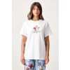 adidas tričko dámske bavlnené Floral Pack KT2768 biela XS