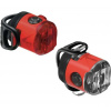 Lezyne Light Femto Usb C Drive Pair Red