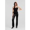 NOHAVICE KARL LAGERFELD SEQUIN EVENING PANTS BLACK