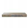 Tenda TEF1126P-24-410W PoE AF/AT switch - 24x PoE 100 Mb/s + 2x Uplink 1Gb/s RJ45/SFP, PoE+ 370W (75011867)
