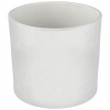 Keramický hrniec DOMOLETTI WALEC STRUCTUR, O19 cm, biely