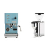 Profitec GO, blue + Rocket Espresso GIANNINO, chrome/black