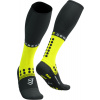 Compressport podkolenky Full Run Winter - černá/žlutá Velikost: XL
