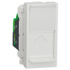 Schneider Electric Slovakia spol. s r.o. Unica - NU341018 - Zásuvka dátová 1xRJ45 Kat.5e UTP, 1M, Biela