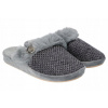 AMERICAN CLUB SL06 TEPLÉ ELEGANTNÉ PAPUČE PRE ŽENY SIVÉ 37