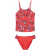 Detské plavky - Bonprix dva -kusové oblečenie 152 červené (Z1G617 Dievčenské bikini__152 nohavičky)