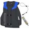 Hit-Air MLV 2 airbag vesta limitovaná edice černo-modrá Velikost vesty: Large (XL-3XL)