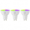 Inteligentná žiarovka IMMAX NEO SMART sada 3x žárovka LED GU10 6W RGB+CCT barevná a biela, stmívatelná, WiFi 07724C