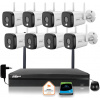 Dahua IP monitorovacia súprava 8 aktívnych IR LED kamier WI-FI 5MPx do 30 m
