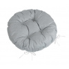 Bellatex Sedák Adéla prošívaný kulatý, Šedý - průměr 40 cm