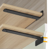 VEVOR Podpera police L Plávajúce podpery police 160x100x45MM 6ks