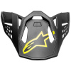 kšilt pro přilby SUPERTECH S-M10 DIEGO, ALPINESTARS (šedá/bílá/žlutá fluo/černá)