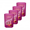 Sada 4x Lindt LINDOR Malinové pralinky malinové pralinky čokoládové 200 g