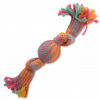 Dog Fantasy lopta farebné vzor 1 2 knoty 40 cm
