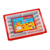 Pastelky trojhranné STABILO Trio hrubé, 96 balenie, box 12 rôznych farieb