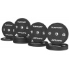 Set Olympijských Bumper kotoučů TUNTURI Platinum Černý - 120 kg, 50 mm