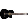 Klasická gitara s elektronikou CN-140SCE WN Nylon čierna Fender