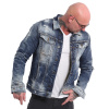 Yakuza bunda pánska CARTEL TEDDY Denim JB 18068 mid blue Veľkosť: L, Farba: modrá