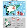 Vianočné samolepky na okná - Santa Claus - rôzne motívy na výber Varianta: Varianta 6