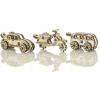 Wooden City 3D puzzle mini sada Widgets: Historická vozidla 35 ks