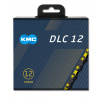 Reťaz KMC DLC 12s Black/Yellow