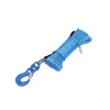 VT Syntetické lano s hákem 5mm (DYNEEMA) 15m, modré