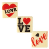 68032 - Valentínske čokoládky Love 3x3cm 12ks