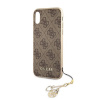 Guess puzdro plastové Apple iPhone XR GUHCI61GF4GBR Charms hnedé