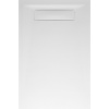 GELCO ELEA 150 x 80cm sprchová vanička obdĺžniková nízka, profilovaná, liaty mramor, biela, PEL15080